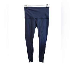 Lululemon Women’s Size 6 Navy Blue High-Waisted Workout Athletic Gym Leggings
